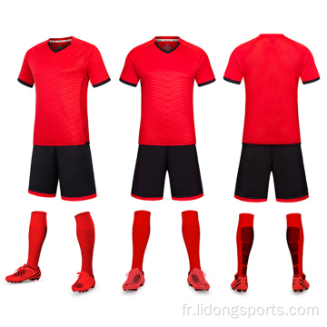 Équipe personnalisée Uniform Unisex Soccer Jerseys Football Shirt